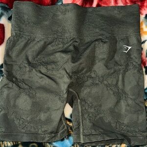 Gymshark Women's forest green Bike Shorts